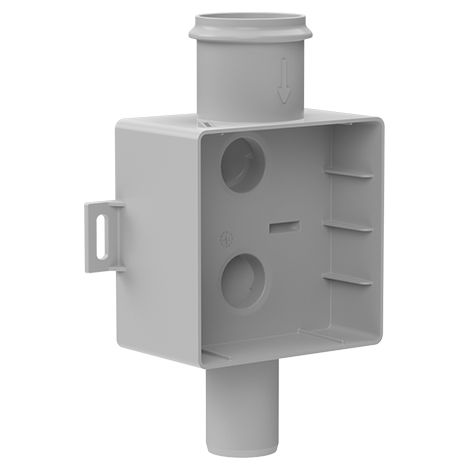 Corpo da incasso per sifone ad incasso per apparecchi di climatizzazione/100x100mm