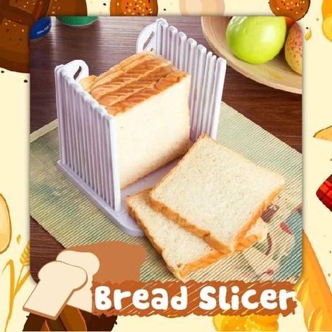 Guide À Pain - Découpeur De Pains En Tranches Uniformes Avec Récupérateur De Miettes - Pour Sandwichs Et Petit-Déjeuner - 1 Pièce (1/5)