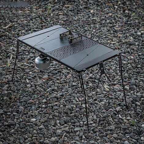 Table de pique-nique CAMPINGMOON Bridge, compatible avec les tables IGT, légère, portable, pliable, idéale pour les pique-niques en plein air CK-12F-1P (1/5)