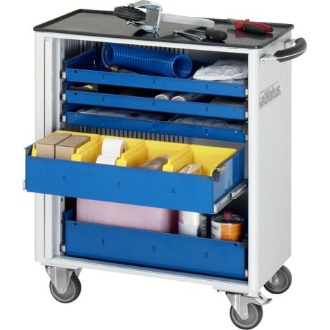Chariot à outils Rau avec 5 tiroirs métal LxPxH 725x400x860mm