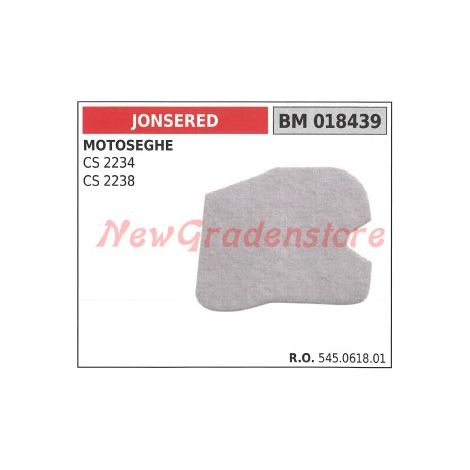 Filtro aria JONSERED motosega CS 2234 2238 018439 545061801