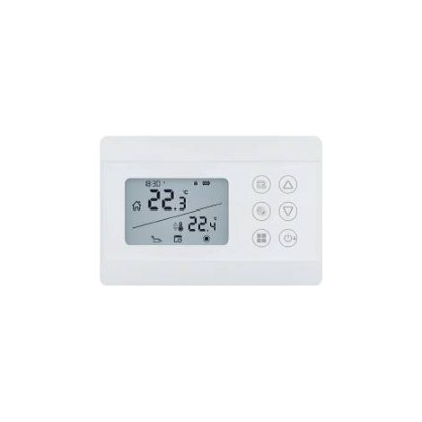 CRONOTERMOSTATO SETTIMANALE SILVER CR-W Misura: Bianco