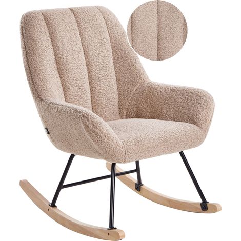 Rocking Chair KINNO Boucle Beige (1/5)