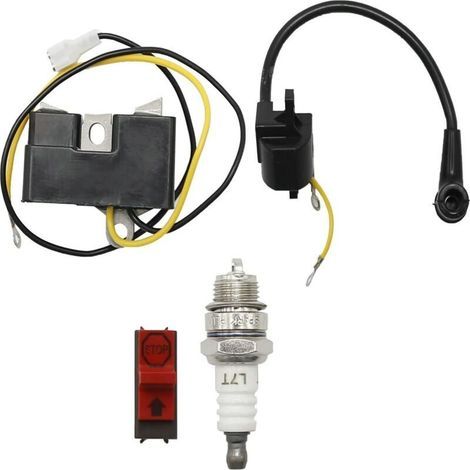 Pack bobine d'allumage haute tension adapté pour 61 66 162 166 266 avec interrupteur de stationnement de bougie d'allumage (1/2)