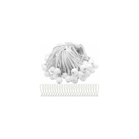 Confezione da 40 corde elastiche con palline Corde elastiche Palline elastiche per tendoni, tende, striscioni e teloni (1/5)