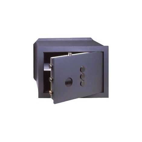 Cassaforte a combinazione in acciaio 10 mm con piastra di protezione per serratura Cisa - 25x42x30h cm (1/3)