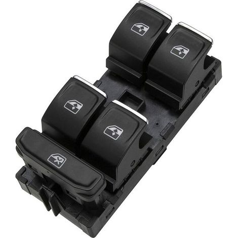 Interrupteur lève-vitre VW -HAWUJ- compatible Golf Mk7/Passat, réf. 5G0959857 - pour Volkswagen (1/3)