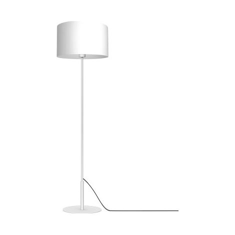 Lampada da terra Arden bianca con paralume E27 15W Luminex