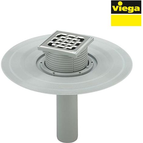 Viega Advantix Balkon-/Terrassenablauf 4944.2, DN 70, Kunststoff, Grau (1/5)