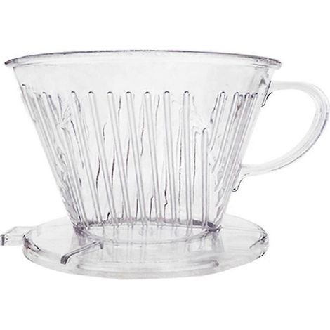 Kaffeefilter zum Aufbrühen, transparent, für Büro, Zuhause, Bar oder Café, aus Acryl.