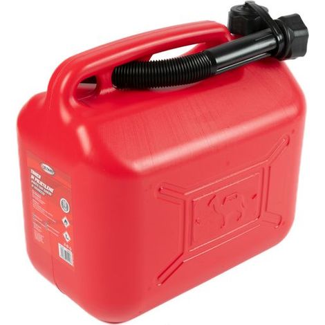 START Tanica in Plastica per Carburante 10L con Beccuccio Resistente Auto