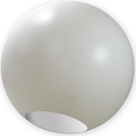 Difusor Esférico de Polietileno D.550 mm con Boca de 170 mm para Iluminación Exterior Bricoprofesional