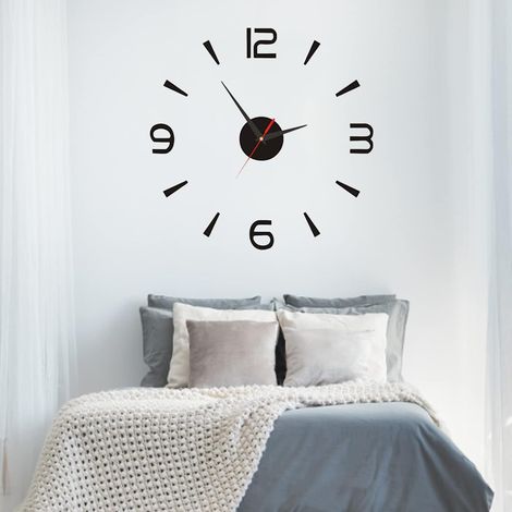DIY Wall Clock 40cm Silent Acrylic 3D Design (1/5)