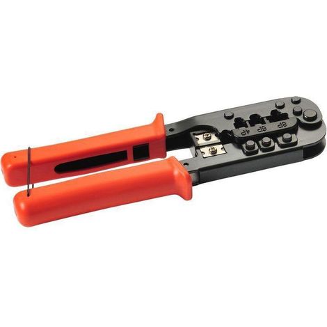 Lanview LVN125458 Crimpzange ergonomisch schwarz