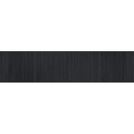 Tapis de sol,Tapis rectangulaire noir 70x300 cm bambou CFW540342 (1/5)