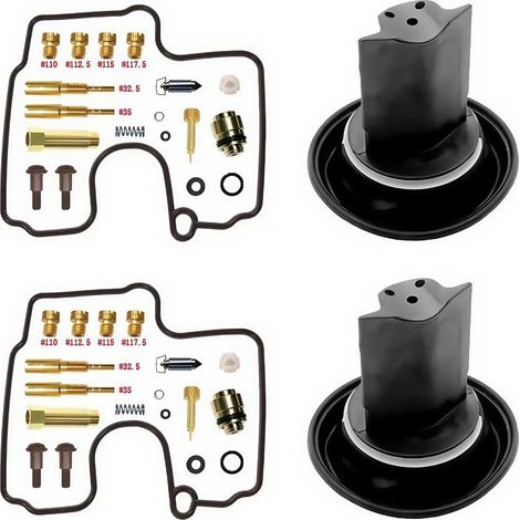 Joint de membrane de soupape à flotteur de carburateur applicable aux Suzuki Intruder 1500 VL1500 (1998-2004).