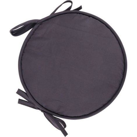 Round chair cushions for indoor and outdoor use, made with thick foam. (1/5)