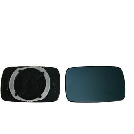 Verre de rétroviseur droit bleu convexe BMW Serie 3 E30 1982-1988