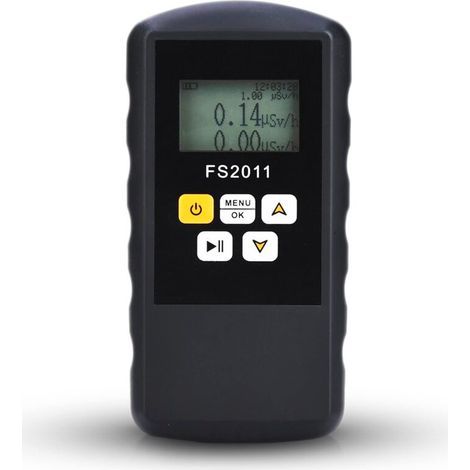 Rilevatore di radiazioni nucleari FS2011 – Contatore Geiger β γ χ con schermo LCD – 2 metodi di rilevamento – 3 allarmi – Gamma energetica 50 KVE-1,5 MEV (1/5)