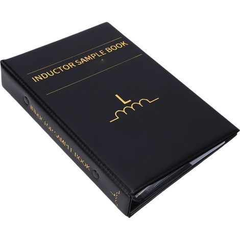 Livre d'échantillons d'inductances SMD 0402 kit d'assortiment d'inductances multicouches pour le prototypage, la réparation et les expériences pédagogiques (1/5)