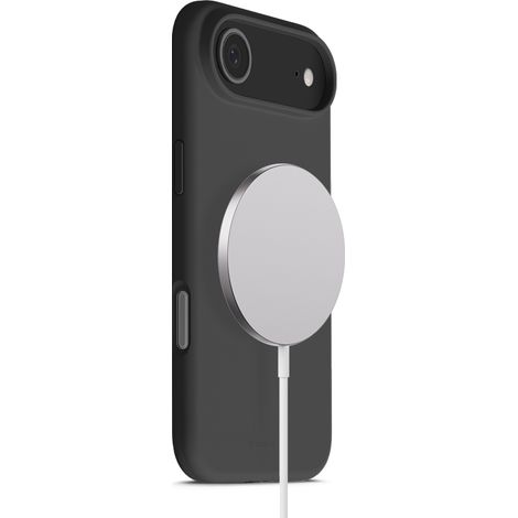 Cover magnetica Crong Color Cover - Custodia MagSafe per iPhone Air (nera) (1/5)
