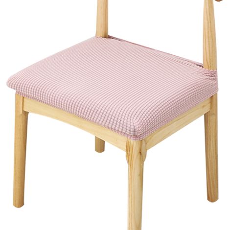 Housse De Siege Pour Chaise - Jacquard Extensible En Polyester Et Spandex - Pour Salle A Manger Cuisine Salon - 2 Pièces (1/5)