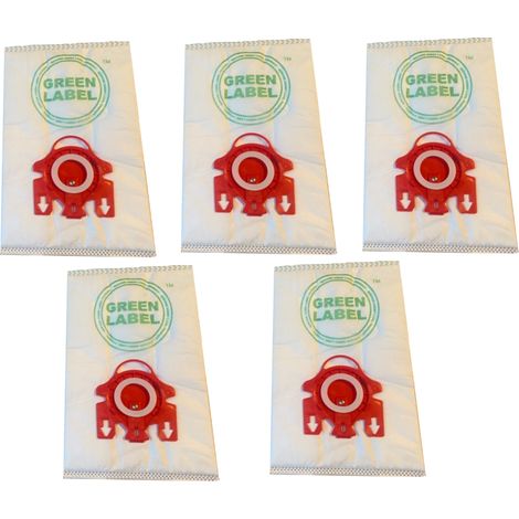 5 sacchetti per aspirapolvere Miele Airclean Green Label