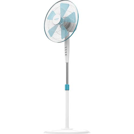 Cecotec Ventilador de Pie EnergySilence 510. 40 W 5 Aspas de 40 cm de diámetro Oscilante 3 Velocidades Altura Ajustable 115-135 cm Motor de (1/5)