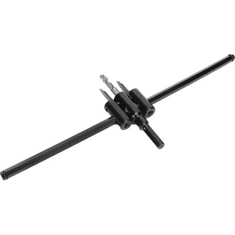 Verstellbarer Lochschneider-Satz aus legiertem Stahl für DIY-Rundschnitte in Holz und Kunststoffplatten (30–300 mm) (1/5)