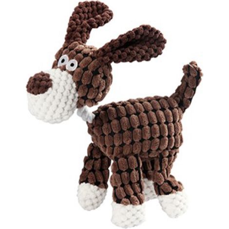 Peluche Chien Douce et Douce avec Fonction Sonore, Résistante aux Morsures, Adorable Jouet en Peluche pour Chiot (1/4)
