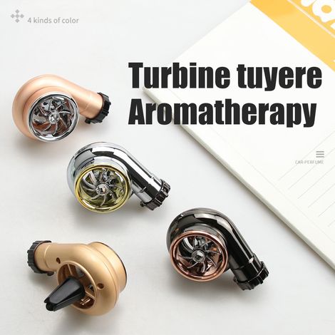 [Yue Xing Hui] Clip diffuseur de parfum tendance pour grille d'aération de voiture (1 clip diffuseur  1 huile essentielle  boîte) Argent 4,2 x 5,4 x 2,1 cm (1/3)