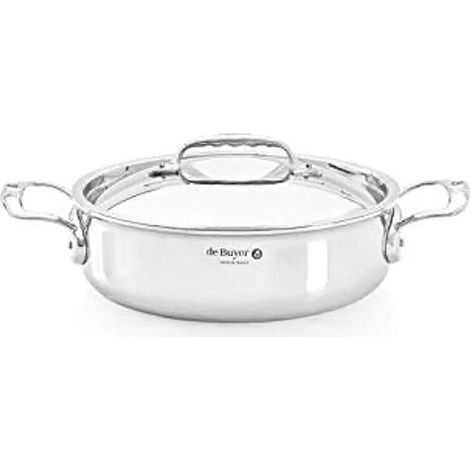 de-buyer Sauté de acero inoxidable Affinity 20 cm con tapa (1/3)