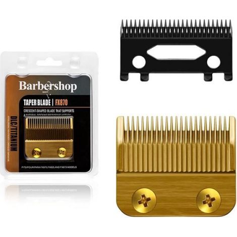 FX802G Lames de Rechange pour Tondeuses BaBylissPRO FX870-FXF880-FX810-FX825-FX673N, Doré HAIR TRIMMER (1/4)