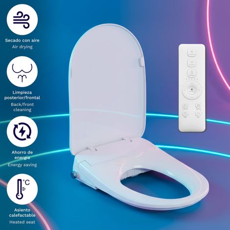 Asiento inteligente eléctrico con bidé, Asiento de inodoro japones Sensa Smart