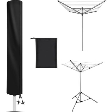 Copertura per stendibiancheria a ombrello Brabantia, 160x15x15 cm Copertura per stendibiancheria Leifheit, copertura per stendibiancheria a ombrello da esterno, copertura protettiva impermeabile per s