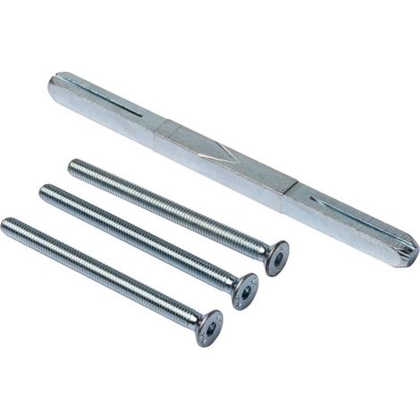 Befestigungs- Montageset 8/10/8mm Vierkant Sicherheitsbeschlag Drückerstift 64-68mm