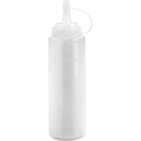 Flacon Verseur Souple Plastique Blanc 240ml (1/4)