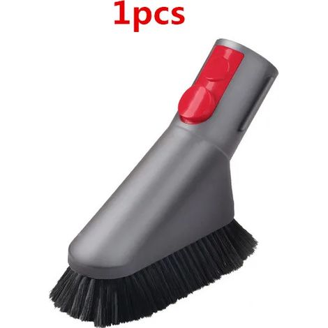 Brosse ronde souple (outil de nettoyage) - Embout d'aspiration plat - Brosse pour matelas - Brosse ronde souple - Compatible avec les aspirateurs V7, V8, V10, V11 et V15 (1/4)