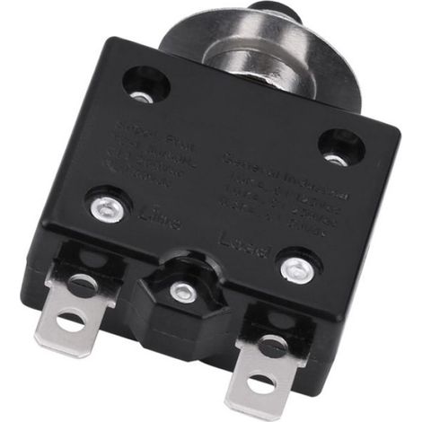 Disjoncteur Thermique Réinitialisable - 8 A - Protection Circuit Électrique - Pour Automobile Industrie Marine - 1 Pièce (1/5)