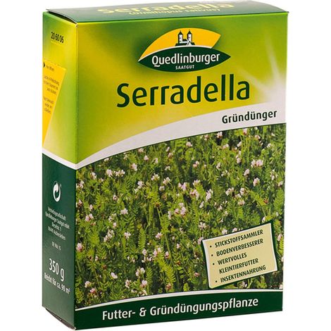 Quedlinburger Gründünger Serradella Ornithopus für ca. 90 m² 350 g - Faltschachtel