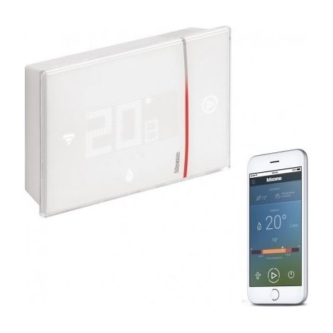 Bticino Termostato connesso con wi-fi BTICINO X8000w da parete