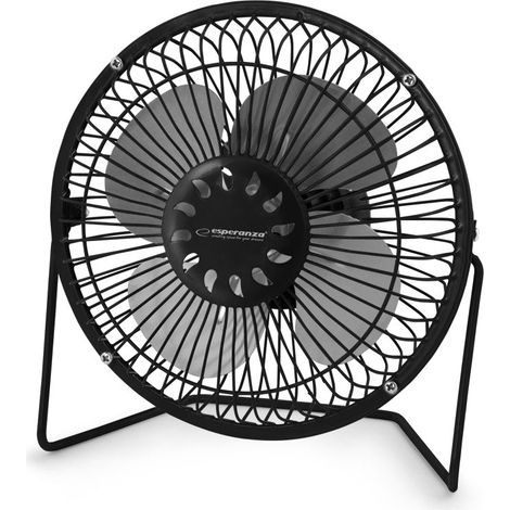 Esperanza 6" USB-Lüfter für Yugo, Schwarz
