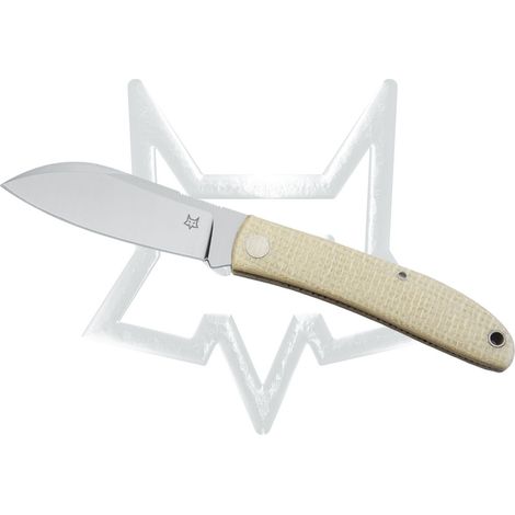 COLTELLO CHIUDIBILE FOX LIVRI,ACCIAIO INOSSIDABILE M390,MICARTA NATURALE HDL (1/2)