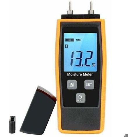 Testeur d'humidité, testeur d'humidité pour murs et bois, compteur de fuites, humidité, mortier de ciment, détecteur de teneur (1/4)