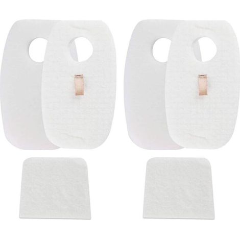 2pcs filtres Shark Rocket HV380uk,Shark HV380UKT,HV380W,HV381,HV382,HV383,HV384Q,Shark DuoClean,Filtres de rechange en mousse et feutre,Pour aspirateur,Compatible avec la pièce XFFH380 XPSTFH380 (1/4)