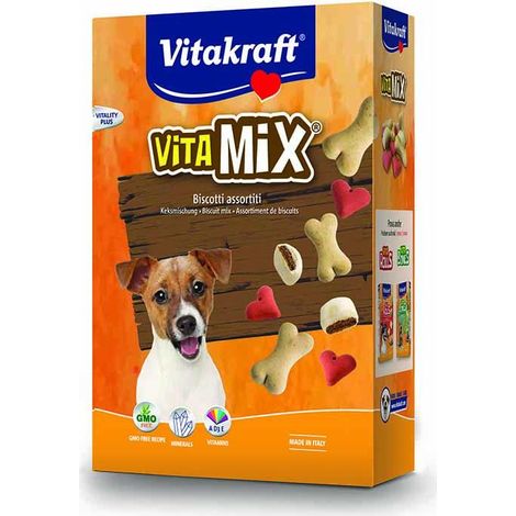BISCOTTI PER CANE 'vita mix' 3 gusti misti - cf. 300 gr.
