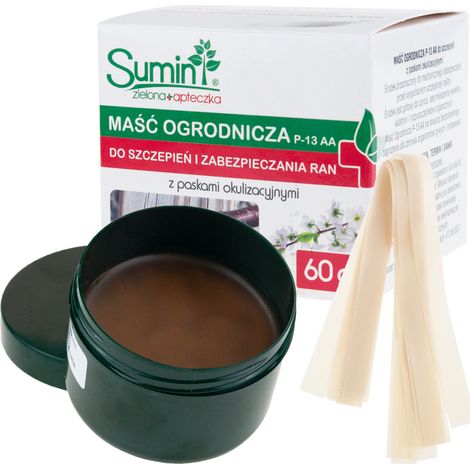 SUM24 Gartensalbe P-13 AA 60 g, zum Veredeln und Stecken von Pflanzen, Sumin, für Impfwunden, + Streifen (1/5)