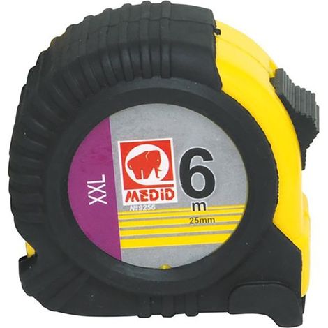 Flexometro medic c/f 06mt-25,0mm funda goma medid