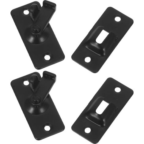 Lot de 2 Loquets de Porte Coulissante à Angle (1/5)