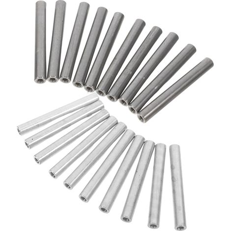 20 Pièces Tiges D'anode Électrique en Fer et Aluminium pour Électrolyseur D'eau, Précision, Remplacement Facile, Utilisation Polyvalente en Laboratoire Domicile (1/5)